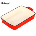 CASTLECREEK Enameled Cast Iron Baking Pan